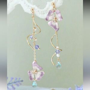 Flower Dangle Earrings A1242